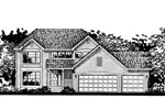 Country House Plan Front of Home - Duncan Spring Traditional Home 072D-0812 - Search House Plans and More