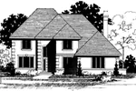 European House Plan Front of Home - Lyonnais Place Luxury Home 072D-0878 - Shop House Plans and More
