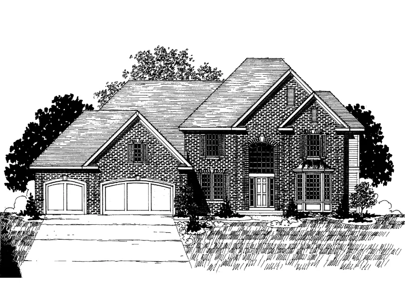 Country House Plan Front of Home - Emerling Luxury Home 072D-0889 - Search House Plans and More