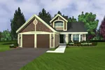 Shingle House Plan Front of Home - Sawyers Bend Craftsman Home 072D-0946 - Shop House Plans and More