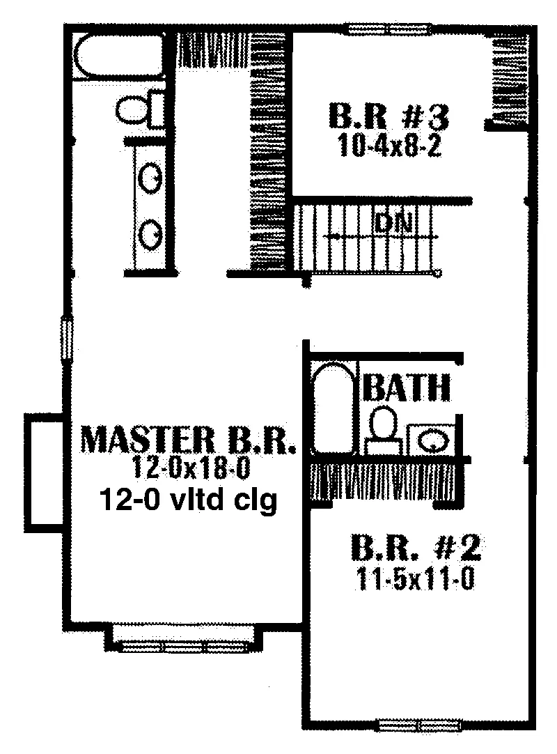 Country House Plan Second Floor - Averitt Country Home 072D-0949 - Search House Plans and More