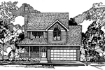 Country House Plan Front of Home - Averitt Country Home 072D-0949 - Search House Plans and More