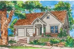 Country House Plan Front of Home - Kellogg Ridge Narrow Lot Home 072D-1000 - Search House Plans and More