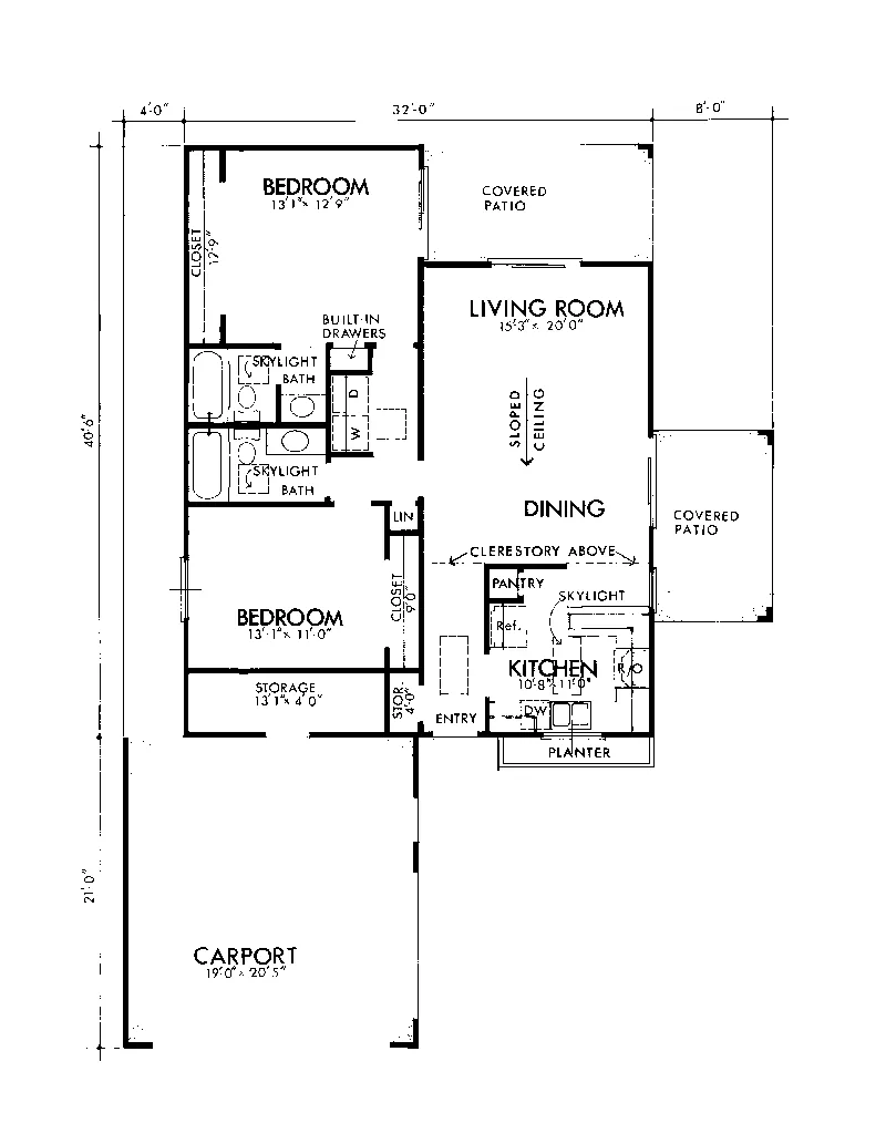 Southern House Plan First Floor - Zachary Contemporary Home 072D-1015 - Shop House Plans and More