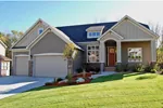 Traditional House Plan Front of Home - Green Orchard Ranch Home 072D-1108 - Search House Plans and More