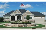 Traditional House Plan Front of Home - Castro Creek Luxury Home 072D-1116 - Search House Plans and More