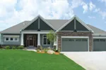 Traditional House Plan Front Photo 01 - Ulysses Craftsman Home 072D-1124 - Shop House Plans and More