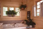 Log House Plan Bathroom Photo 01 - Sitka Rustic Country Log Home 073D-0021 - Shop House Plans and More