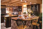 Log House Plan Kitchen Photo 01 - Sitka Rustic Country Log Home 073D-0021 - Shop House Plans and More