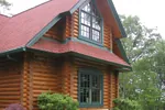 Vacation House Plan Window Detail Photo - Duck Bay Luxury Log Home 073D-0055 - Search House Plans and More