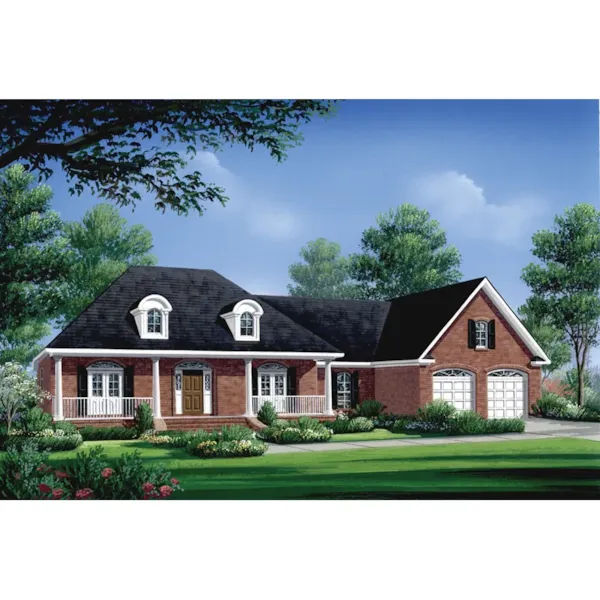 Ranelle Traditional Ranch Home Plan 077D-0060 - Shop House Plans and More