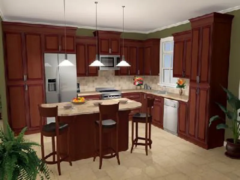 Country House Plan Kitchen Photo 01 - Pederson Traditional Home 077D-0098 - Shop House Plans and More