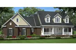 Stylish Country Ranch Introduces Triple Dormers Above Front Porch