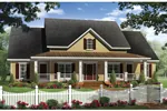 European House Plan Front of Home - Pacland Place Craftsman Home 077D-0202 - Shop House Plans and More