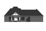 Ranch House Plan Rear Elevation - Perceval Country Ranch Home 077D-0212 - Shop House Plans and More