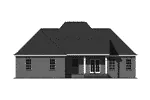 Traditional House Plan Rear Elevation - Glenmore Creole Acadian Home 077D-0217 - Search House Plans and More