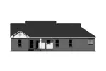 Ranch House Plan Rear Elevation - Damerall Traditional Home 077D-0221 - Search House Plans and More