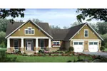 Craftsman House Plan Front of Home - Rosewood Ridge Craftsman Home 077D-0224 - Shop House Plans and More