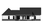 Craftsman House Plan Rear Elevation - Rosewood Ridge Craftsman Home 077D-0224 - Shop House Plans and More