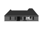 Ranch House Plan Rear Elevation - Clarissa Traditional Home 077D-0226 - Search House Plans and More