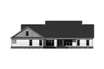 Ranch House Plan Rear Elevation - Oakhampton Craftsman Home 077D-0227 - Shop House Plans and More