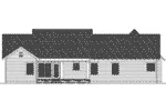 Craftsman House Plan Rear Elevation - Grove Country Craftsman Home 077D-0245 - Search House Plans and More