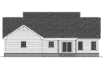 Farmhouse Plan Rear Elevation - Iris Court Country Farmhouse 077D-0251 - Search House Plans and More