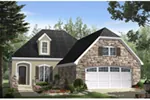 Country French House Plan Front of House 077D-0267