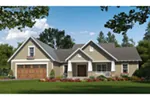Craftsman House Plan Front of House 077D-0268