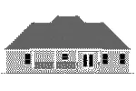 Country House Plan Rear Elevation - 077D-0287 - Shop House Plans and More