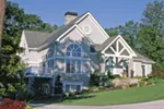 Luxury House Plan Front of Home - Doe Forest Tudor Style Home 082D-0030 - Search House Plans and More