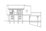 Arts & Crafts House Plan Rear Garage Elevation - Hunnewell Point Rustic Home 082S-0004 - Search House Plans and More
