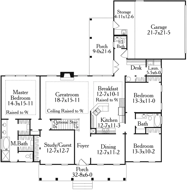 Country House Plan First Floor - 084D-0069 - Shop House Plans and More