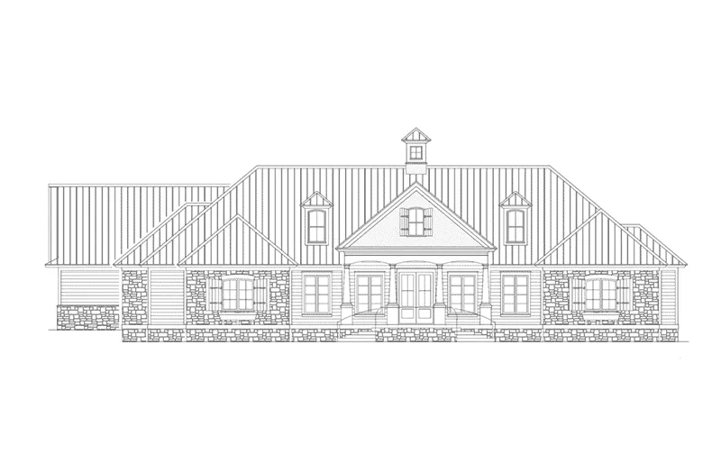 Craftsman House Plan Front Elevation - 084D-0075 - Shop House Plans and More