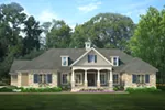 Craftsman House Plan Front of Home - 084D-0075 - Shop House Plans and More