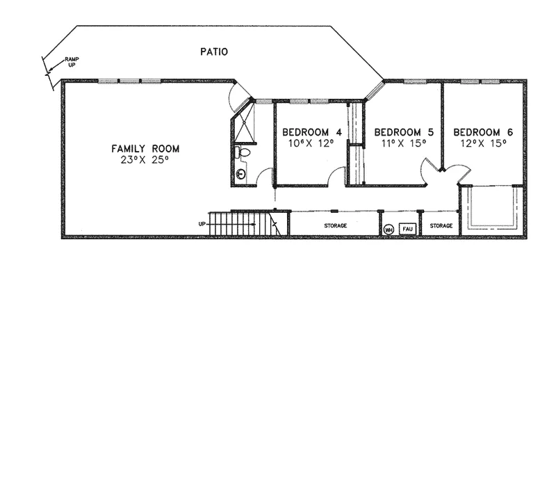 Ranch House Plan Second Floor - Newfeld Luxury Ranch Home 085D-0231 - Shop House Plans and More