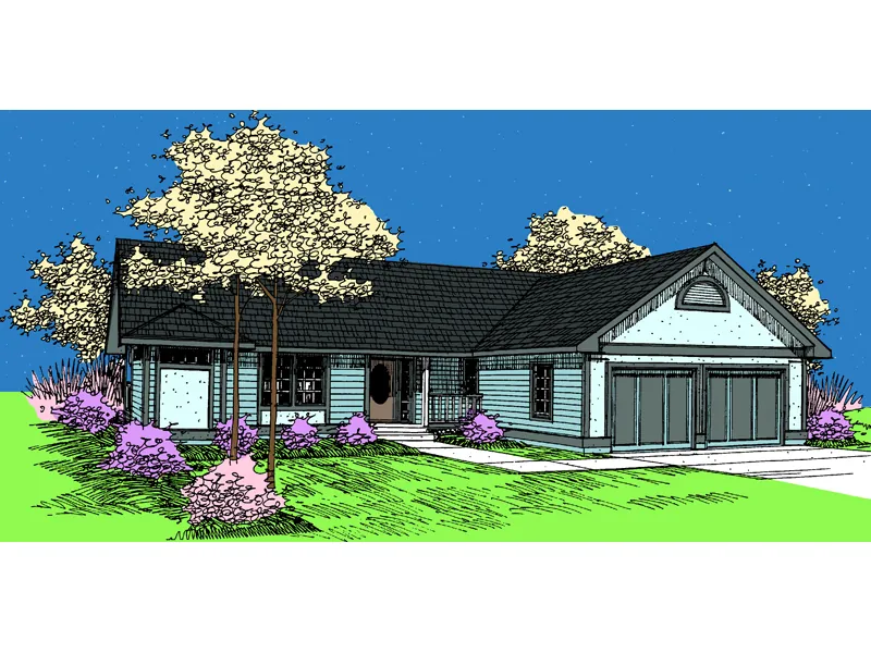 Traditional Ranch Style With Two-Car Garage