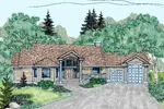 Country House Plan Front of Home - Cristo Hill Traditional Home 085D-0478 - Search House Plans and More