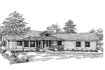 Country House Plan Front of Home - Rutherfordglen Ranch Home 085D-0655 - Shop House Plans and More