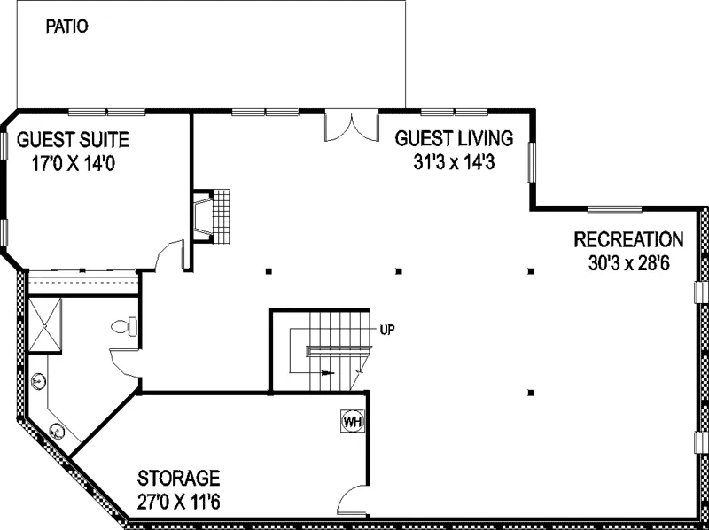 Country House Plan Second Floor - Wandsworth Tudor Country Home 085D-0786 - Shop House Plans and More