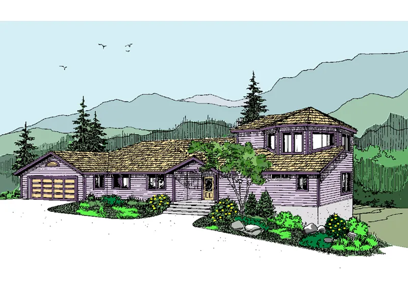 Craftsman House Plan Front of Home - Rosa Contemporary Home 085D-0885 - Shop House Plans and More