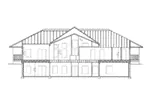 Ranch House Plan Rear Elevation - Schwartz Mill Country Home 085D-0933 - Shop House Plans and More