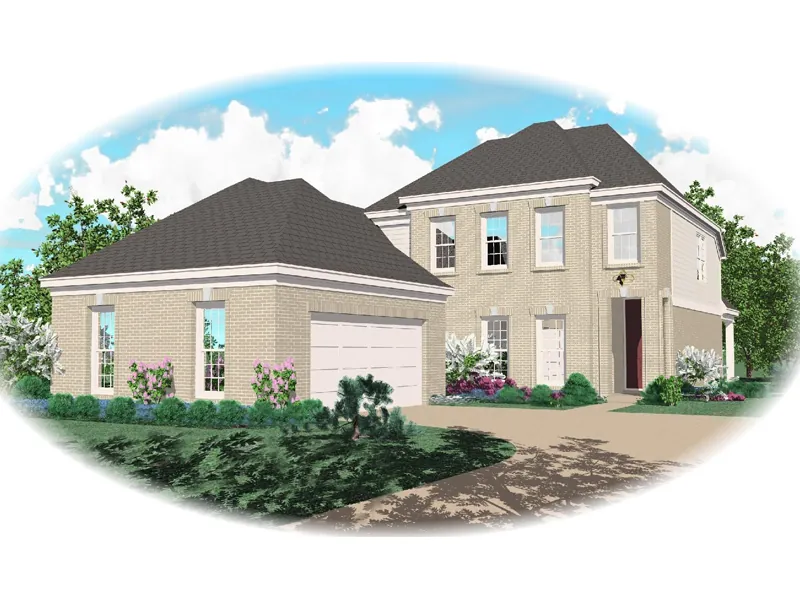 Country House Plan Front of Home - Vendeventer European Home 087D-0408 - Shop House Plans and More