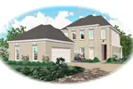European House Plan Front of Home - Vendeventer European Home 087D-0408 - Shop House Plans and More