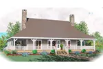 Acadian House Plan Front of Home - Santenay Acadian Home 087D-0429 - Shop House Plans and More