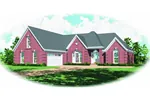 Traditional House Plan Front of Home - Hortense Place Ranch Home 087D-0441 - Search House Plans and More