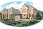 Country French House Plan Front of Home - Fleur du Bois French Home 087D-0474 - Search House Plans and More