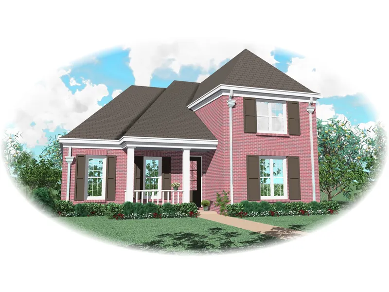 Southern House Plan Front of Home - Daegan European Home 087D-0530 - Search House Plans and More