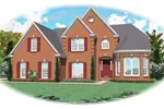 Traditional House Plan Front of Home - Orchard Way Traditional Home 087D-0607 - Shop House Plans and More