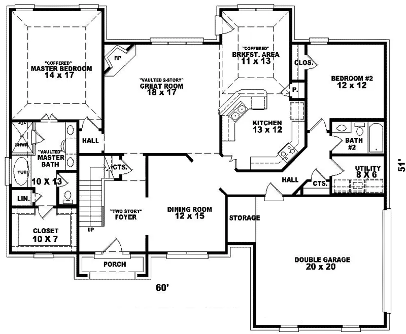 Colonial House Plan First Floor - Edelweiss European Home 087D-0639 - Search House Plans and More